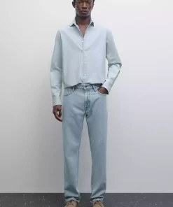 پیراهن اسلیم فیت جین برند Massimo Dutti کد 1757752148