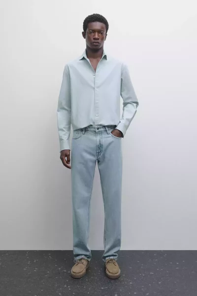 پیراهن اسلیم فیت جین برند Massimo Dutti کد 1757752148