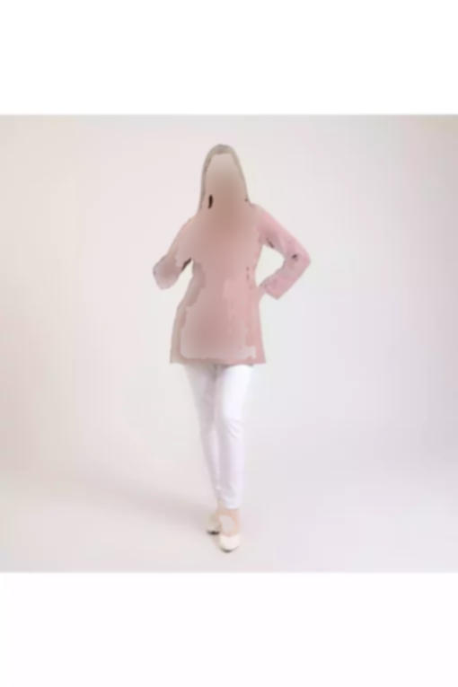بلوز بلند رنگ گل رز بارداری برند Desen Hamile Giyim کد 1757238368