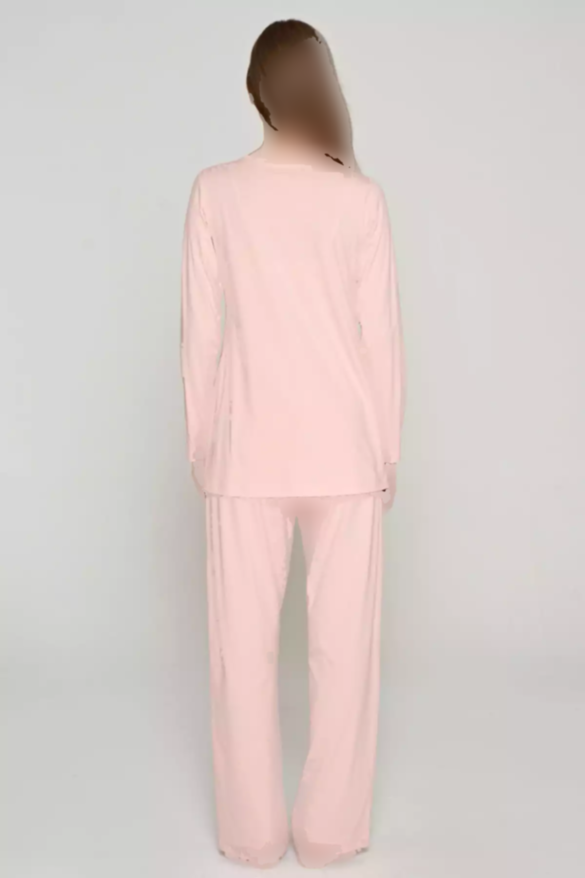 ست لباس راحتی بارداری دکمهدار یقه گرهدار گیپوردار زنانه برند Feyza کد 1757759410