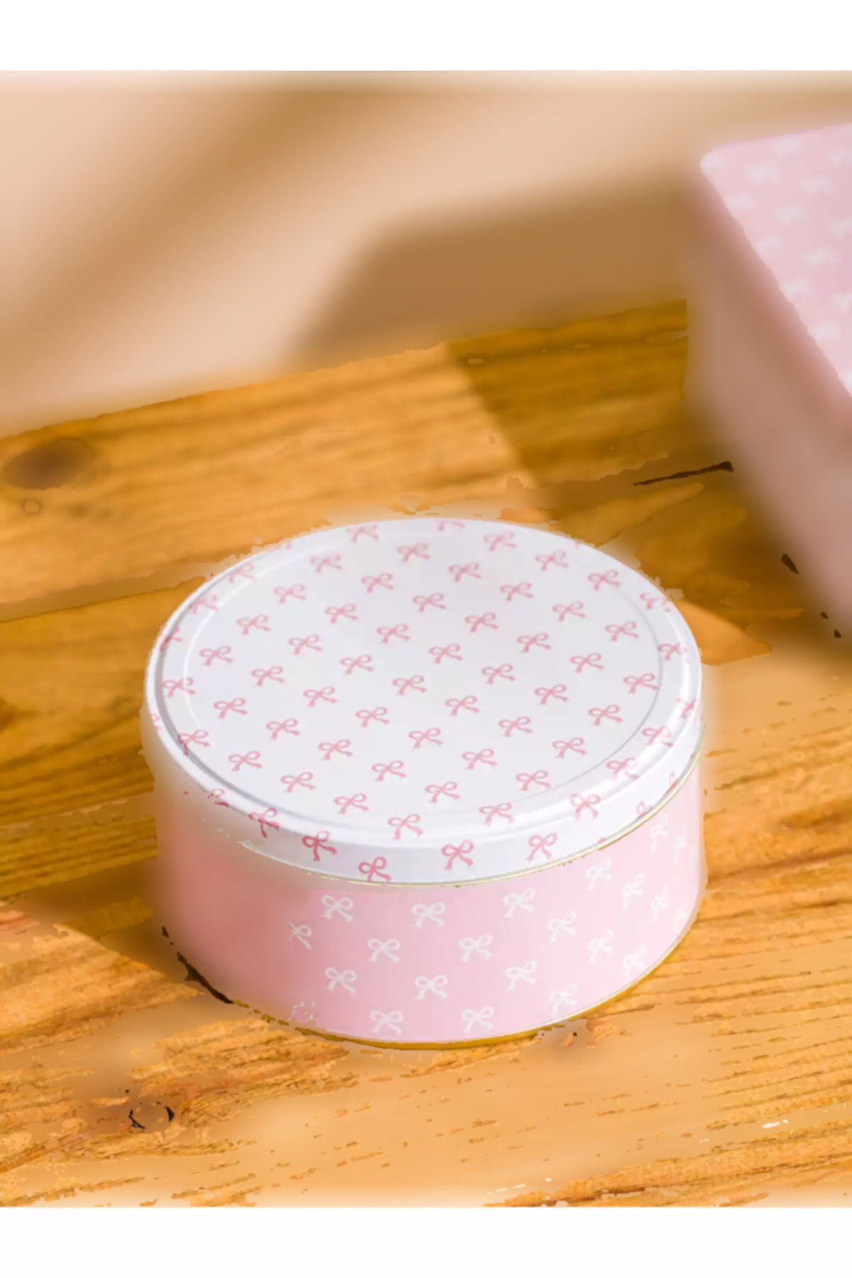 ظرف نگهداری پاپیون فلزی چاپی صورتی برند LC Waikiki کد 1758361269