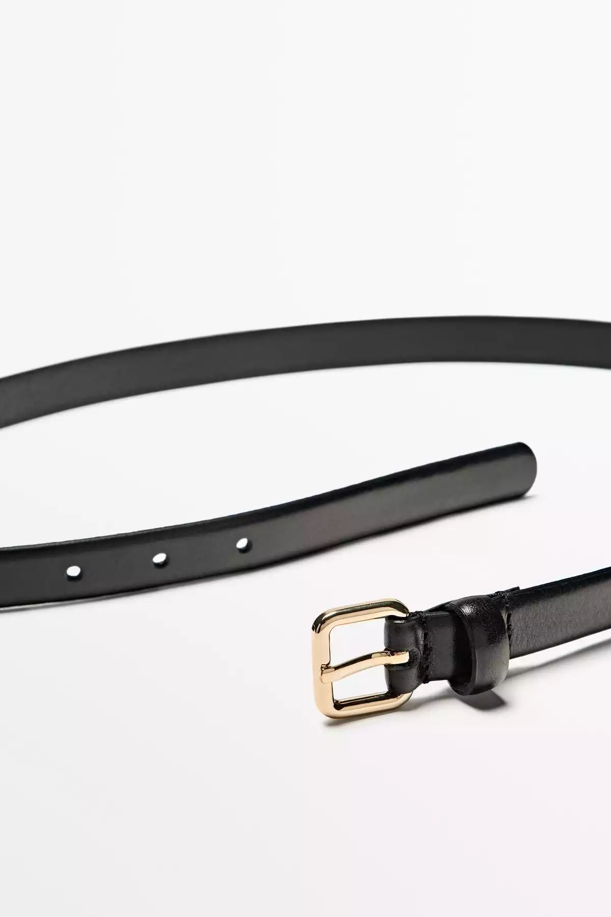 کمربند چرم سگک دار مربع برند Massimo Dutti کد 1757213468