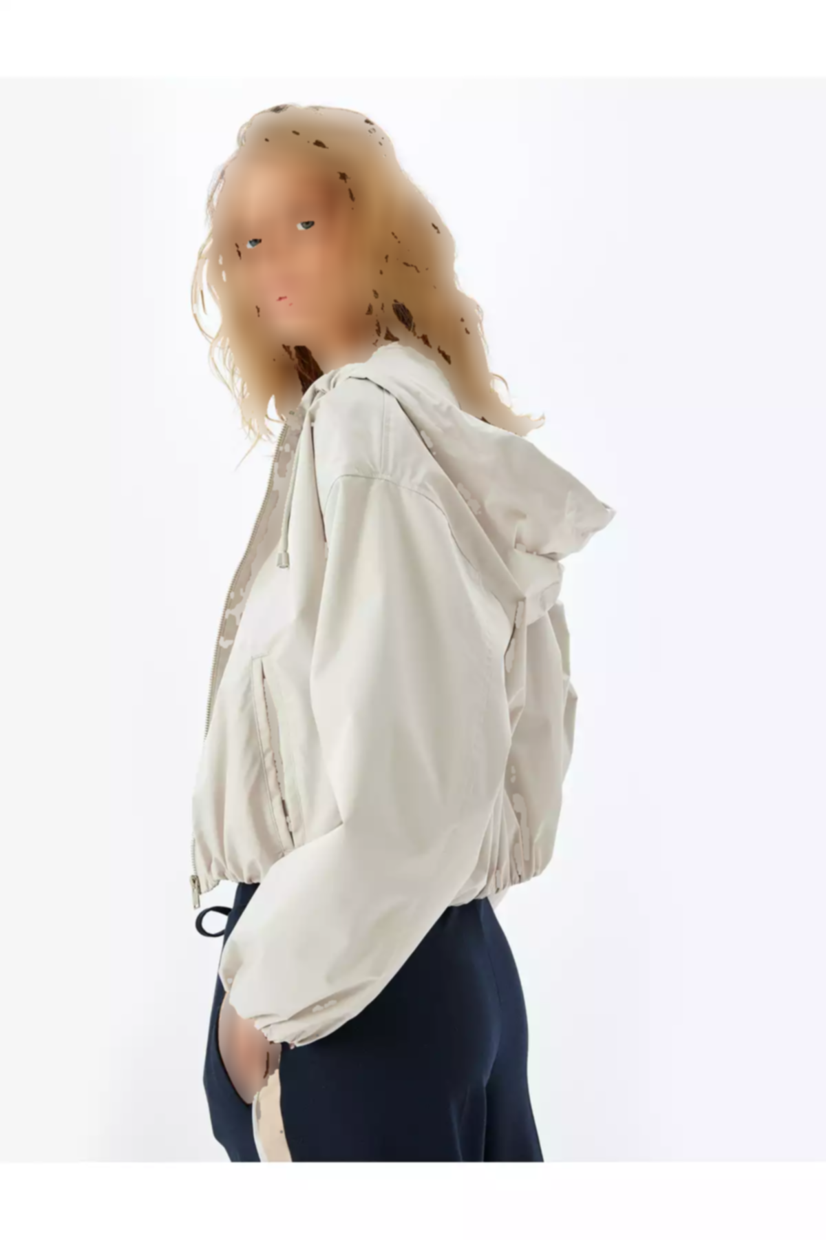 بارانی گشاد جیب دار کلاهدار آستین بلند برند Koton کد 1757707869