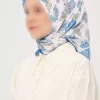 روسری پارچه دیجیتالی تویل چند رنگ 90x90cm برند Madame Polo کد 1757932874