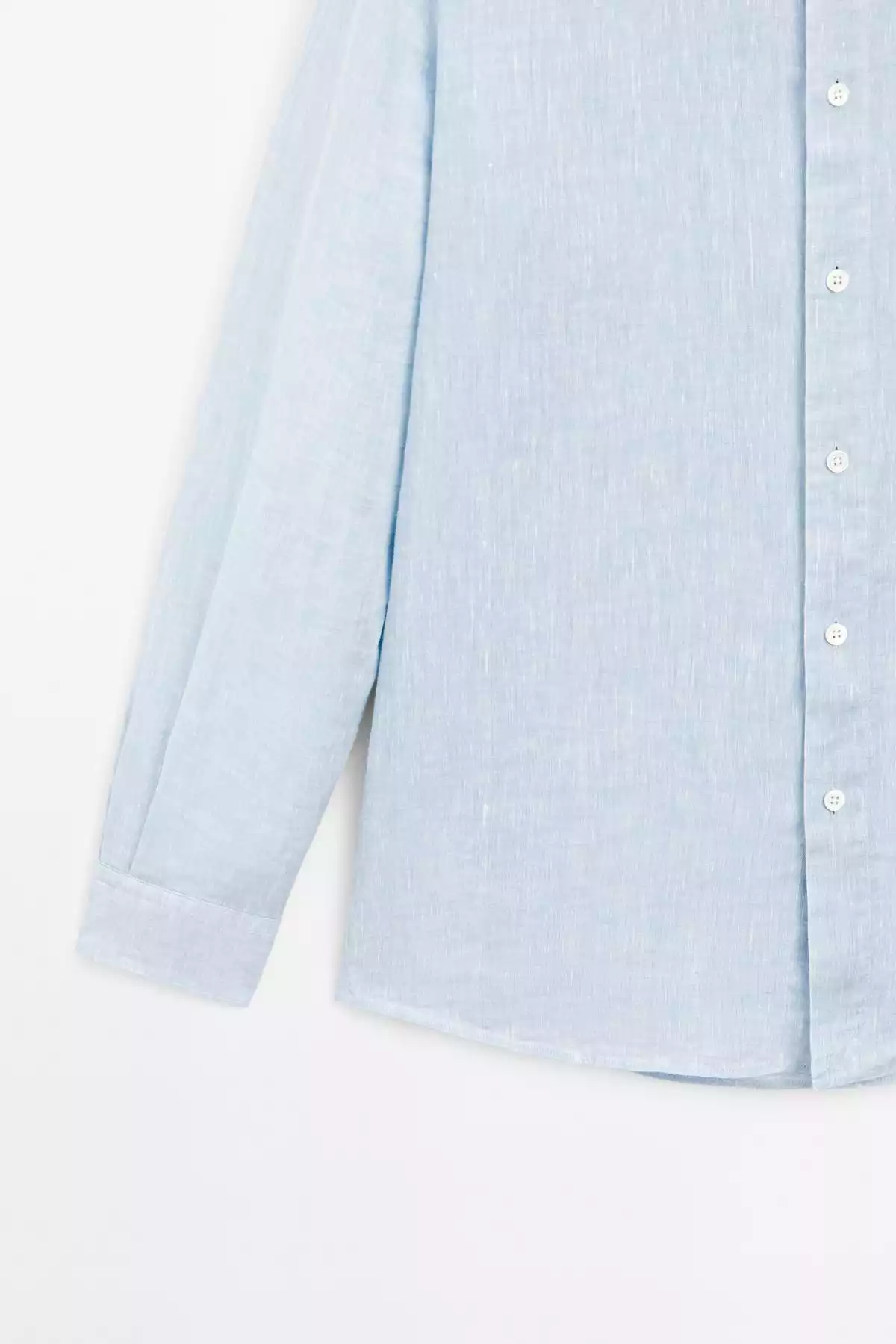 پیراهن اسلیم فیت 100کتان برند Massimo Dutti کد 1757751671