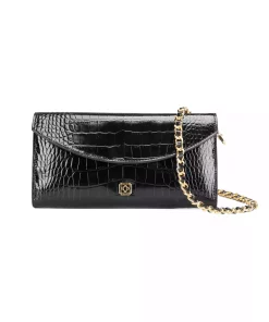 کیف دوشی دسته دار زنجیردار زنانه مشکی برند Desa کد 1758065526