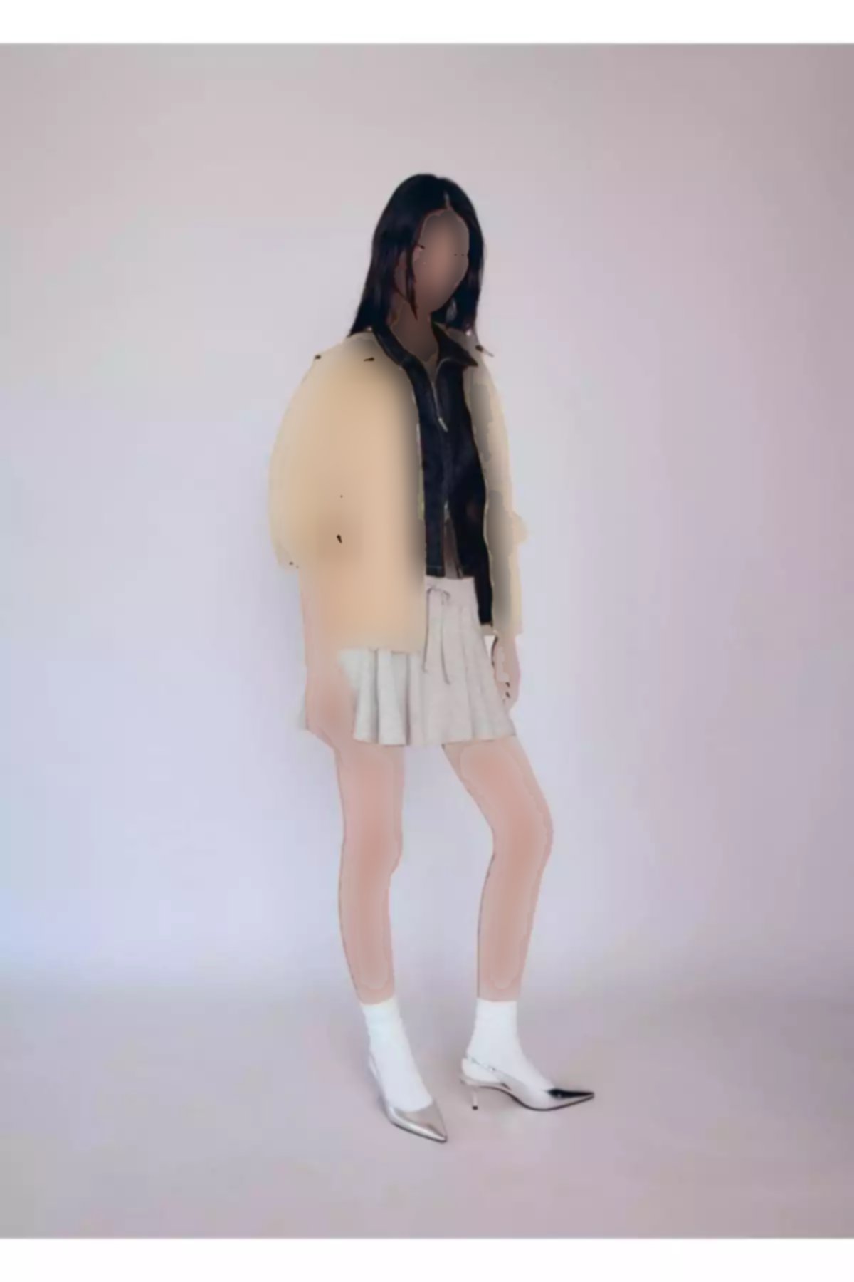 کت گشاد بامبر برند MANGO کد 1758264186