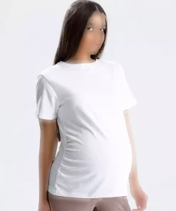 پنبه ای یقه گرد انحلال بارداری برند KATLİN MATERNİTY WEAR کد 1758474728