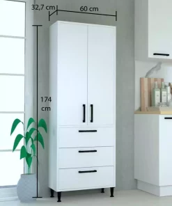 کمد ماه 2درب‎دار 3کشو چند کاربردی برند MOBİLİQUE کد 1758357672