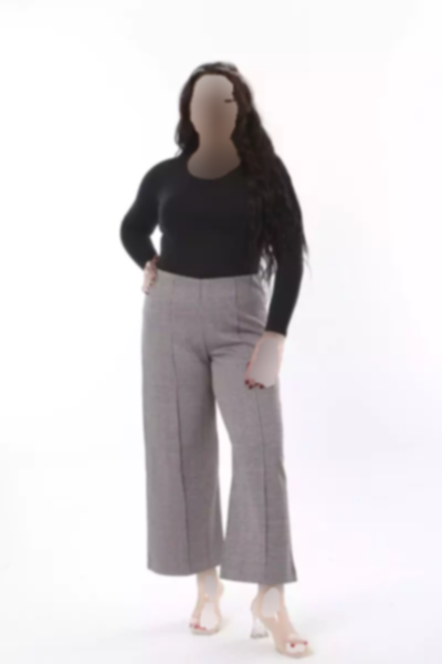 کمربند دار پارچه دوخت کشی مخفی سایز بزرگ رنگی شلوار نقاش زنانه برند Şans کد 1758336127