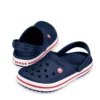 دمپایی کروک بند رنگ سرمهای برند Crocs - 318850550