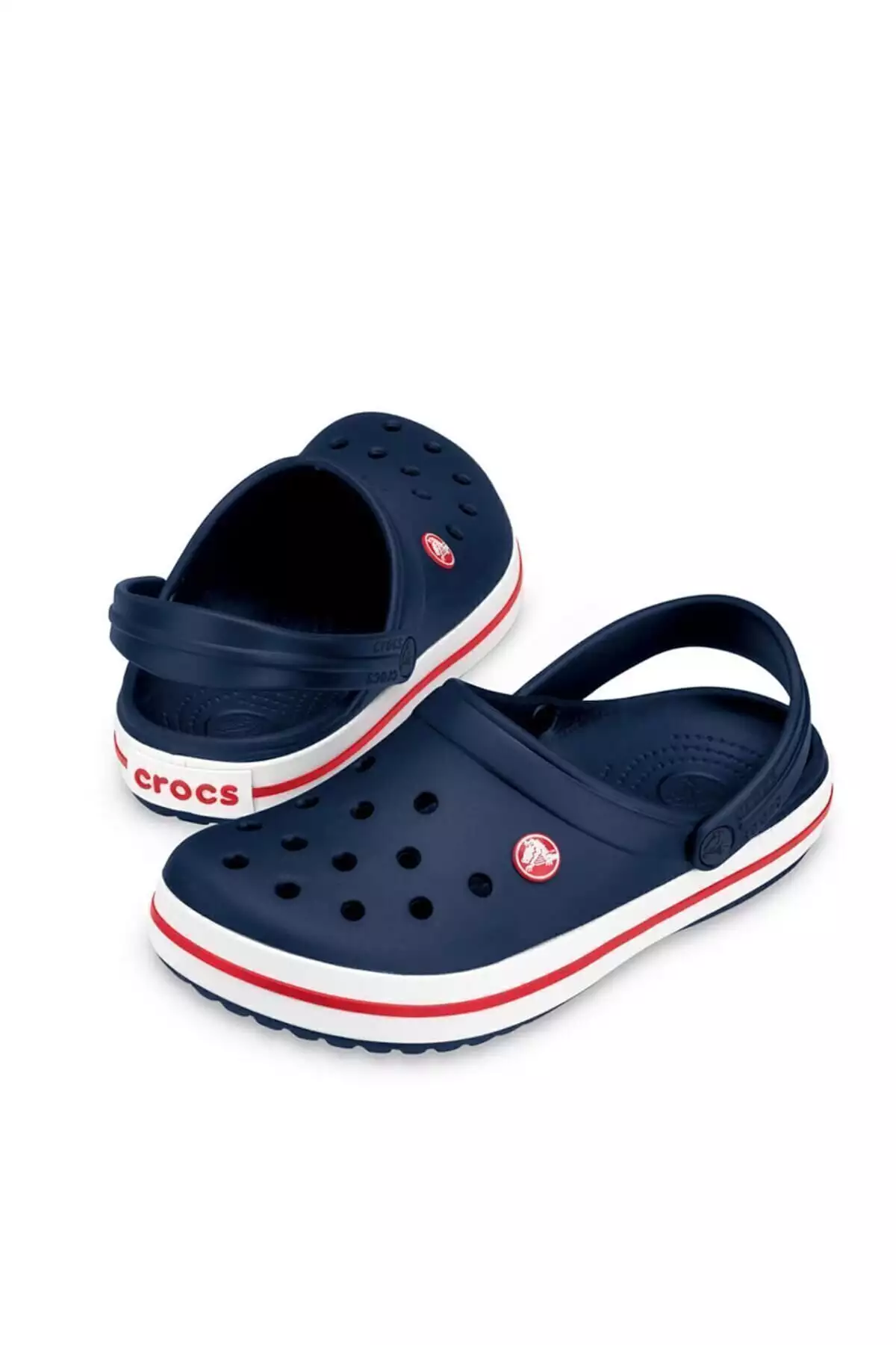 دمپایی کروک بند رنگ سرمهای برند Crocs - 318850550