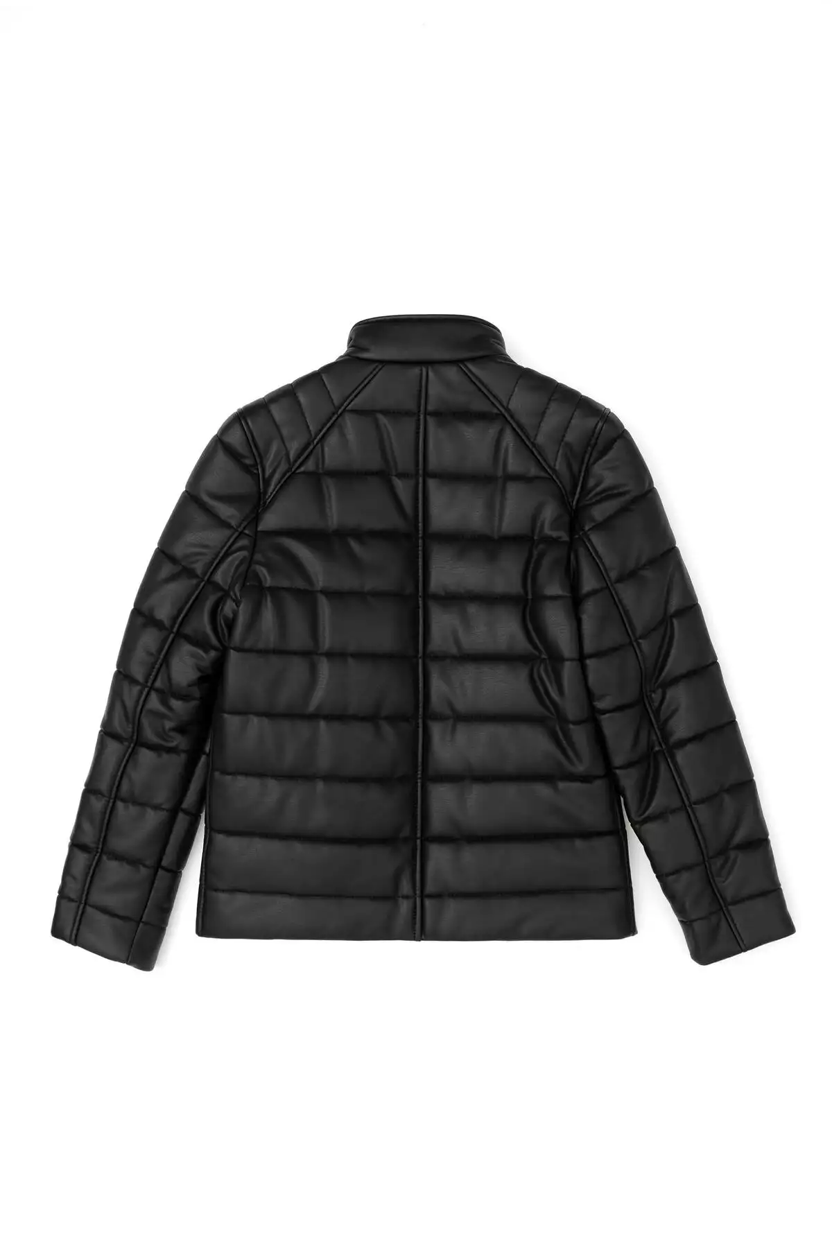 کاپشن چرم مشکی پسرانه مدل P22386 برند U.S. Polo Assn. - 925977674