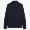 پولویی یقهدار با بافت ترکیبی پشم یونی برند Massimo Dutti - 984763911