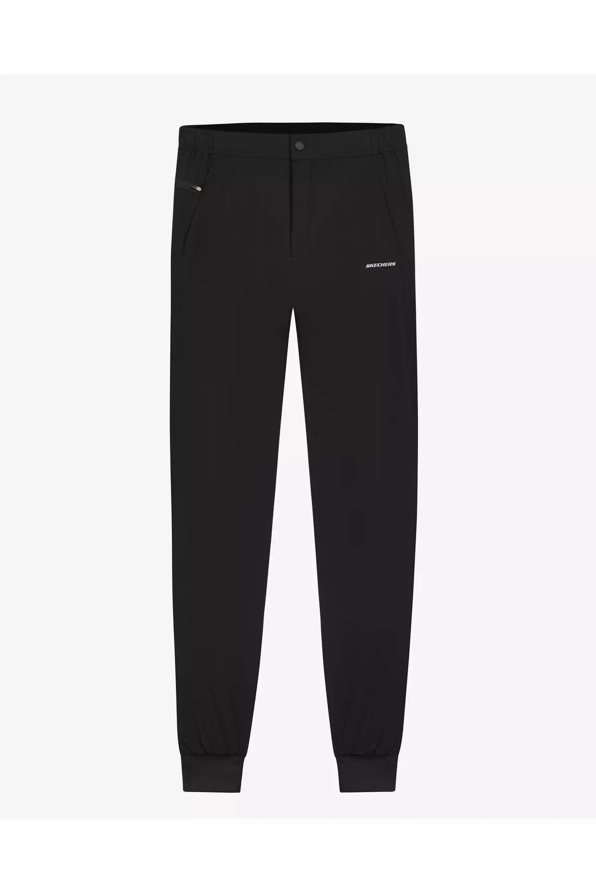 شلوار جوجینگ مردانه مایکرو کالکشن با زیپ کناری - مشکی S211809-001 برند Skechers - 98106288
