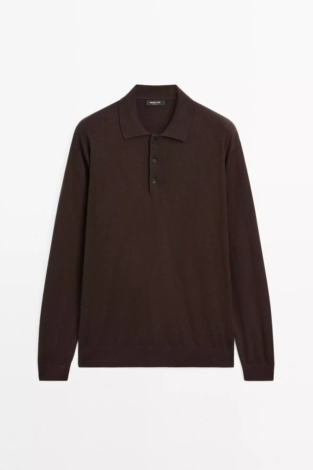 پولوشرت پشمی با ترکیب پنبه برند Massimo Dutti - 969523308