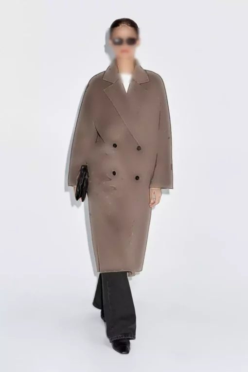 کابان کراوزه از ترکیب پشم بلند برند Massimo Dutti - 984284173