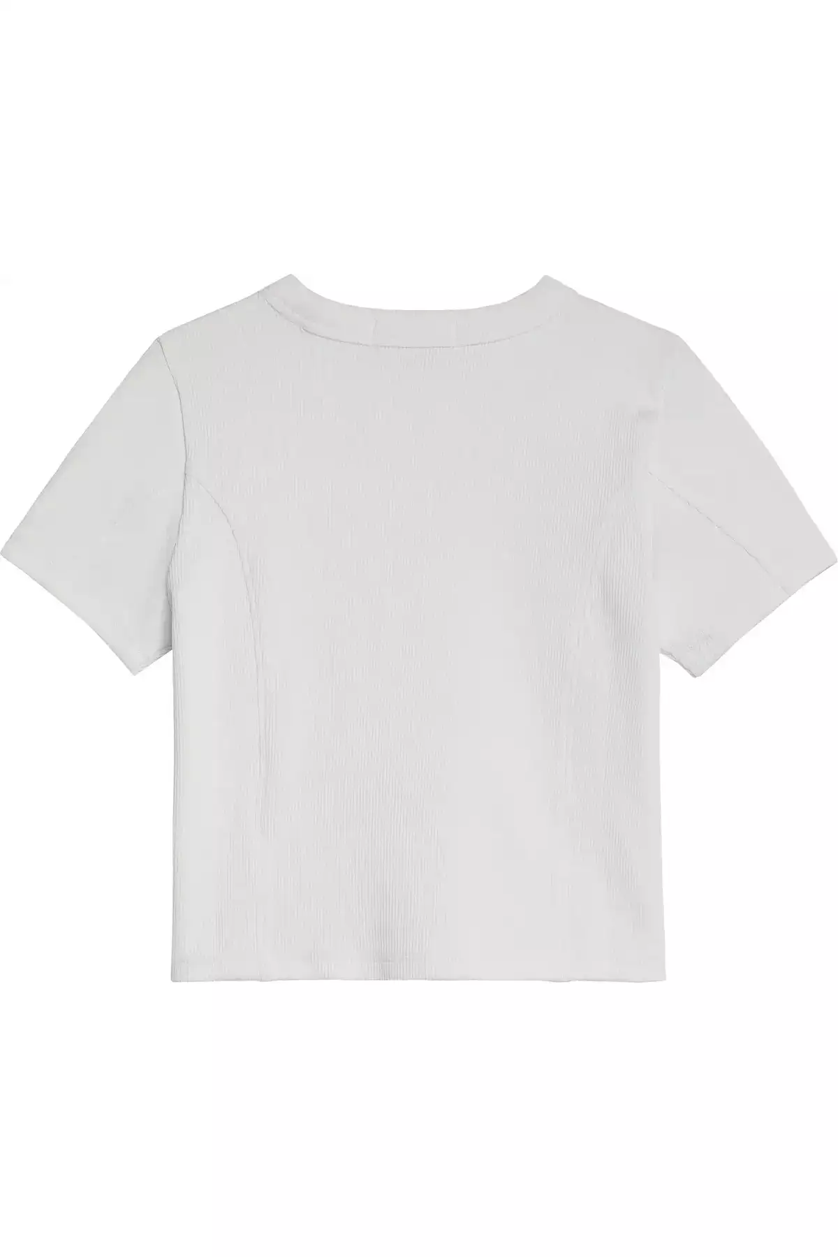 تیشرت زنانه سفید طرح مونوگرام برند Calvin Klein - 976016164