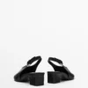 کفش پاشنهدار جلو باز برند Massimo Dutti - 942227864
