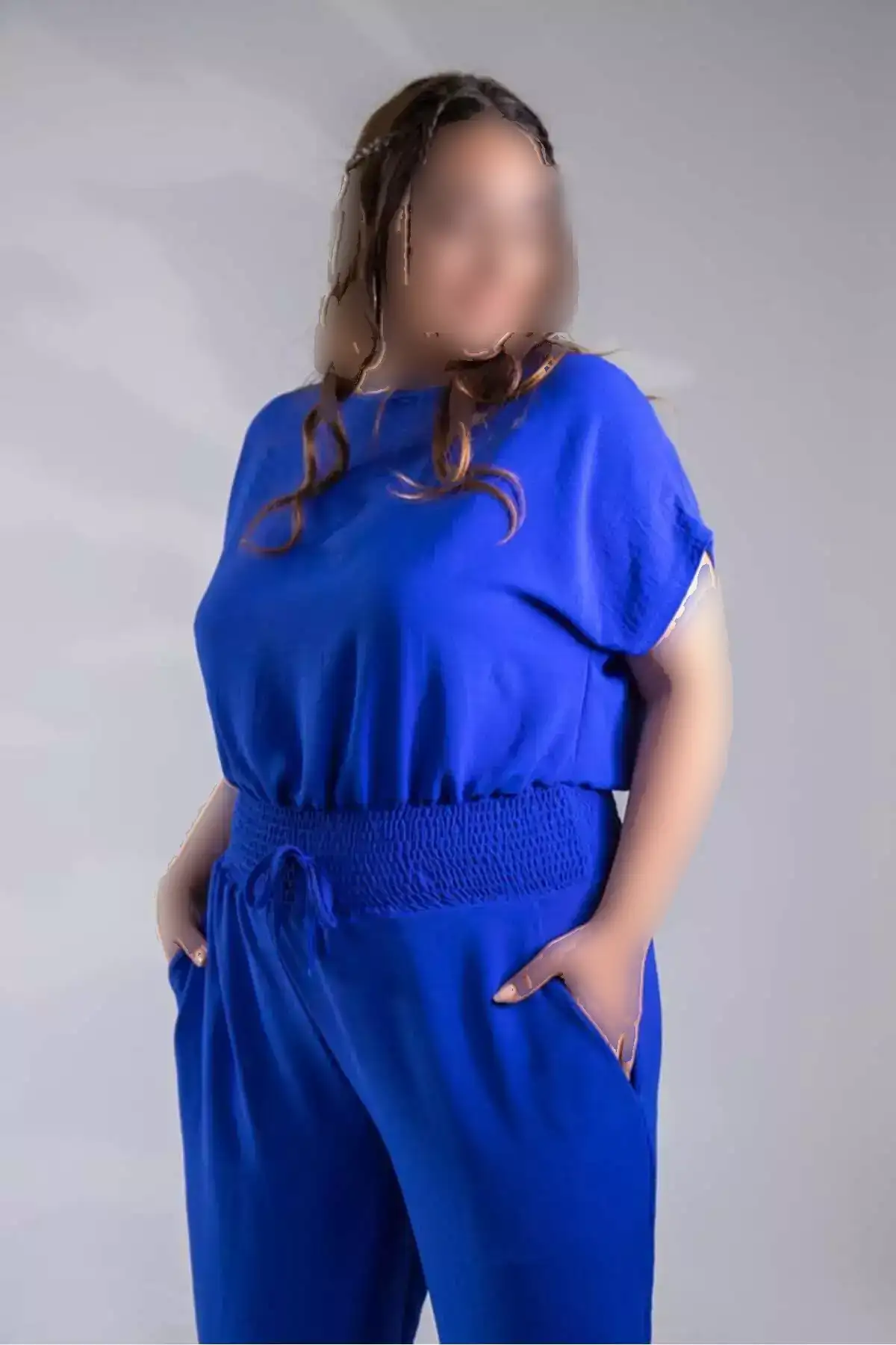 تراش بزرگ 333474 شلوارک با کمر کشی برند Roxxlen - 992789999