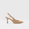 NELLIE-TR - کفش پاشنهدار زنانه پارچهای طبیعی با پشت باز به رنگ بژ برند Aldo - 925876529