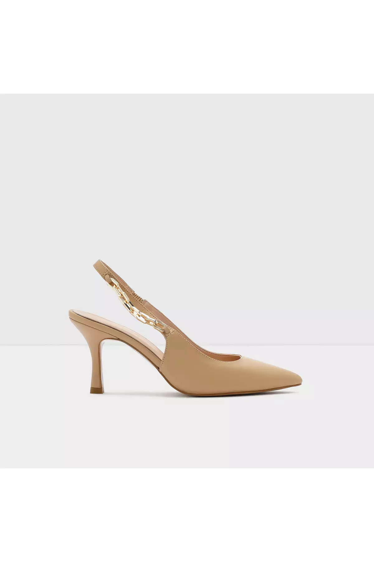 NELLIE-TR - کفش پاشنهدار زنانه پارچهای طبیعی با پشت باز به رنگ بژ برند Aldo - 925876529