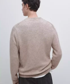 کلاهبرش بافتنی یقه گرد از ترکیب پشم یونو برند Massimo Dutti - 1024807423
