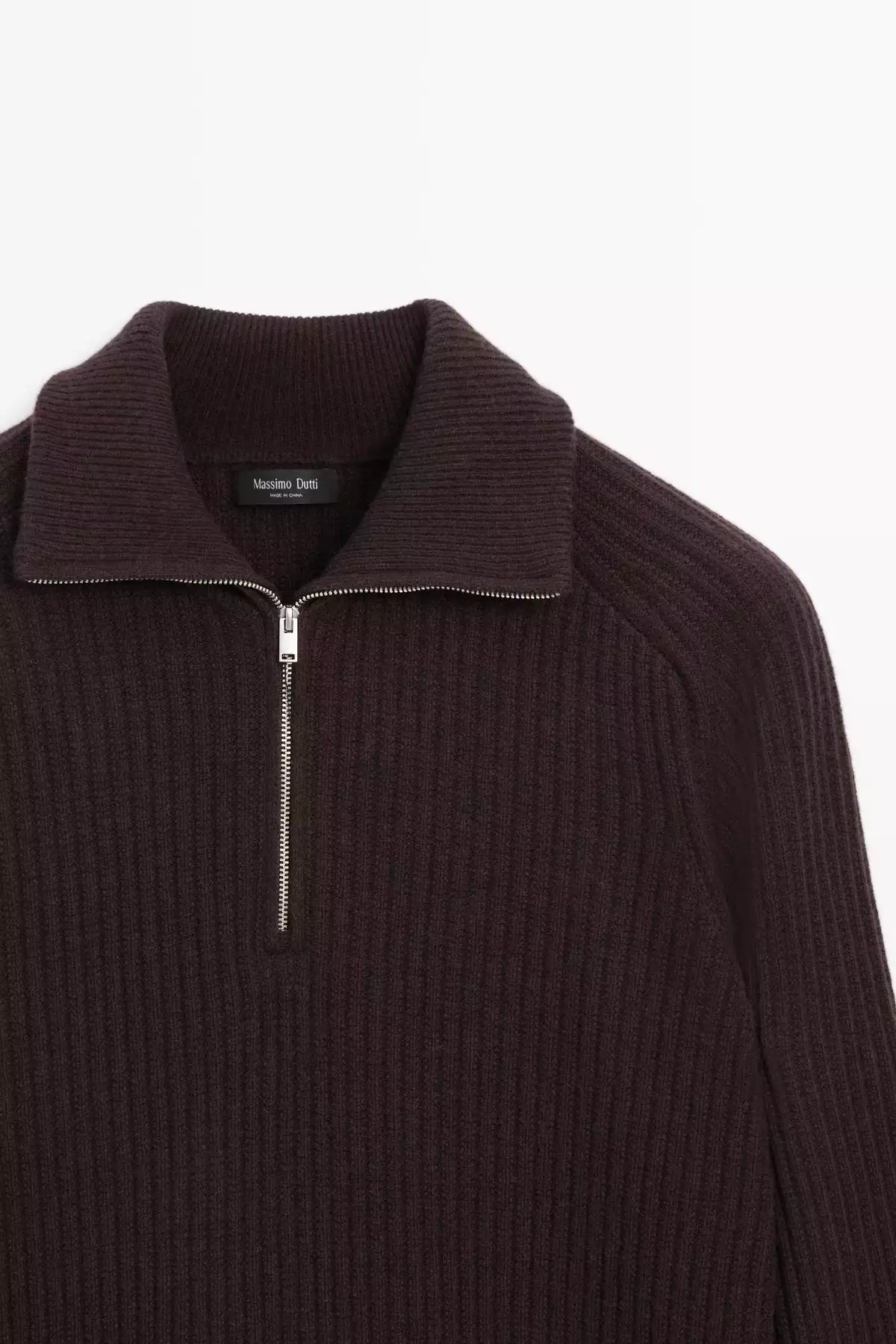 ژاکت چهارخانه یقهدار از ترکیب پشم یابسته برند Massimo Dutti - 995466852