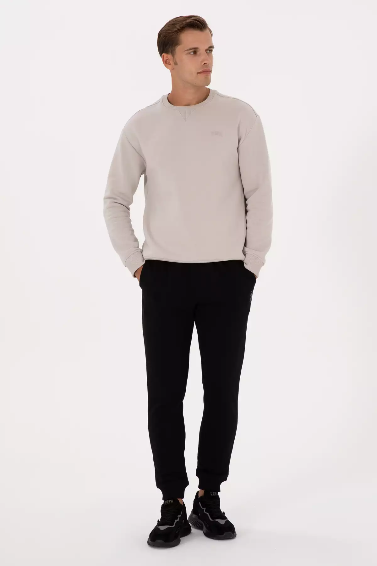 شلوار ورزشی مشکی مردانه 50313765-VR046 برند U.S. Polo Assn. - 987695593