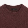 ژاکت استین کوتاه با یقه گلابی از مخلوط پشم برند Massimo Dutti - 995475650