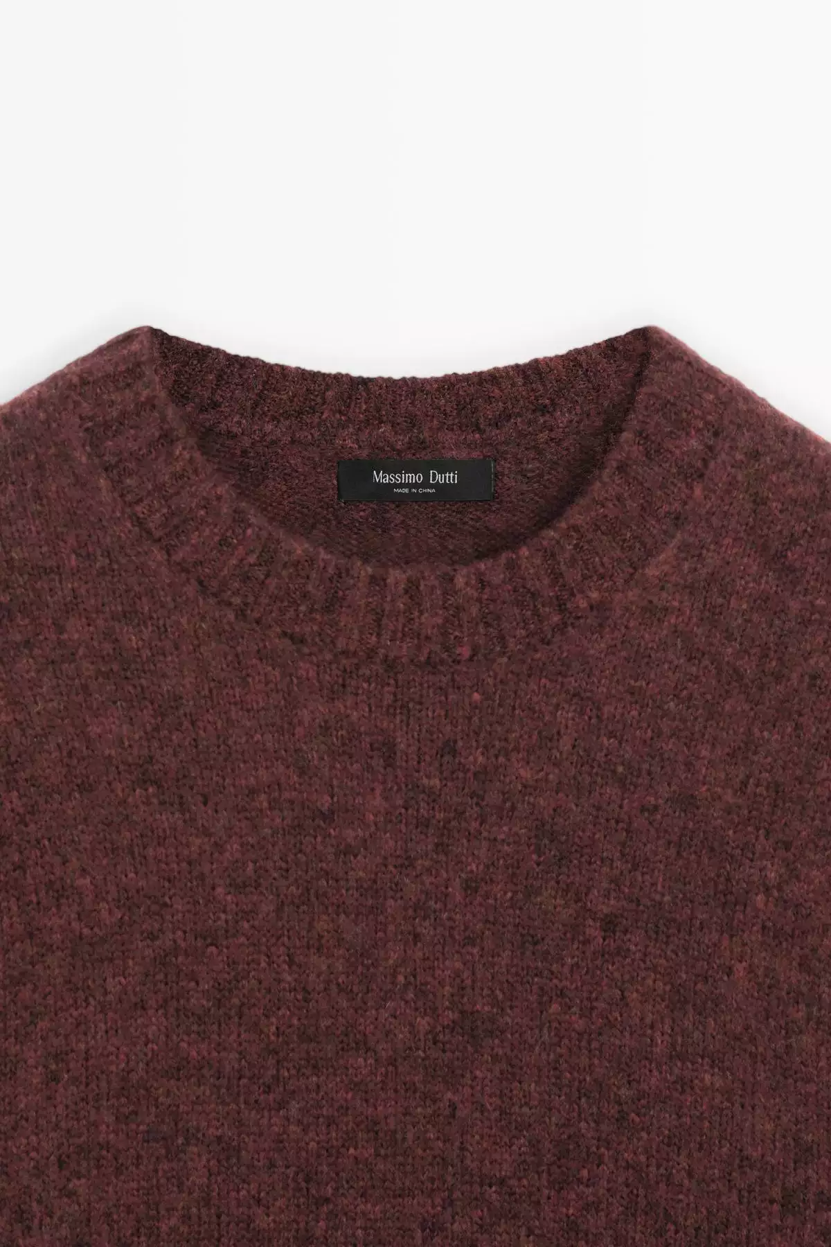 ژاکت استین کوتاه با یقه گلابی از مخلوط پشم برند Massimo Dutti - 995475650