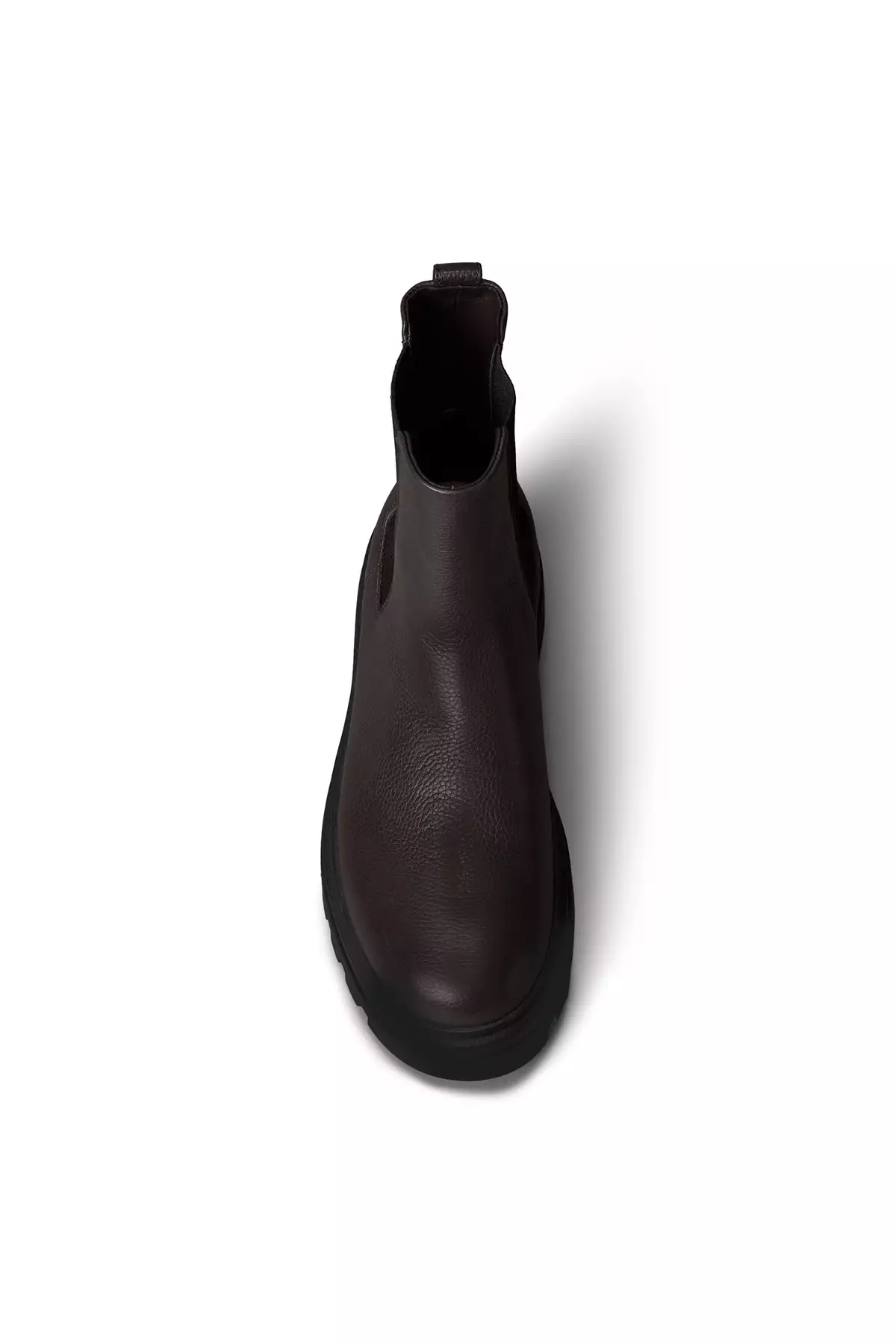 چکمه مردانه قهوهای تیره با طراحی چلسی - مدل لاغد برند Calvin Klein - 992521621