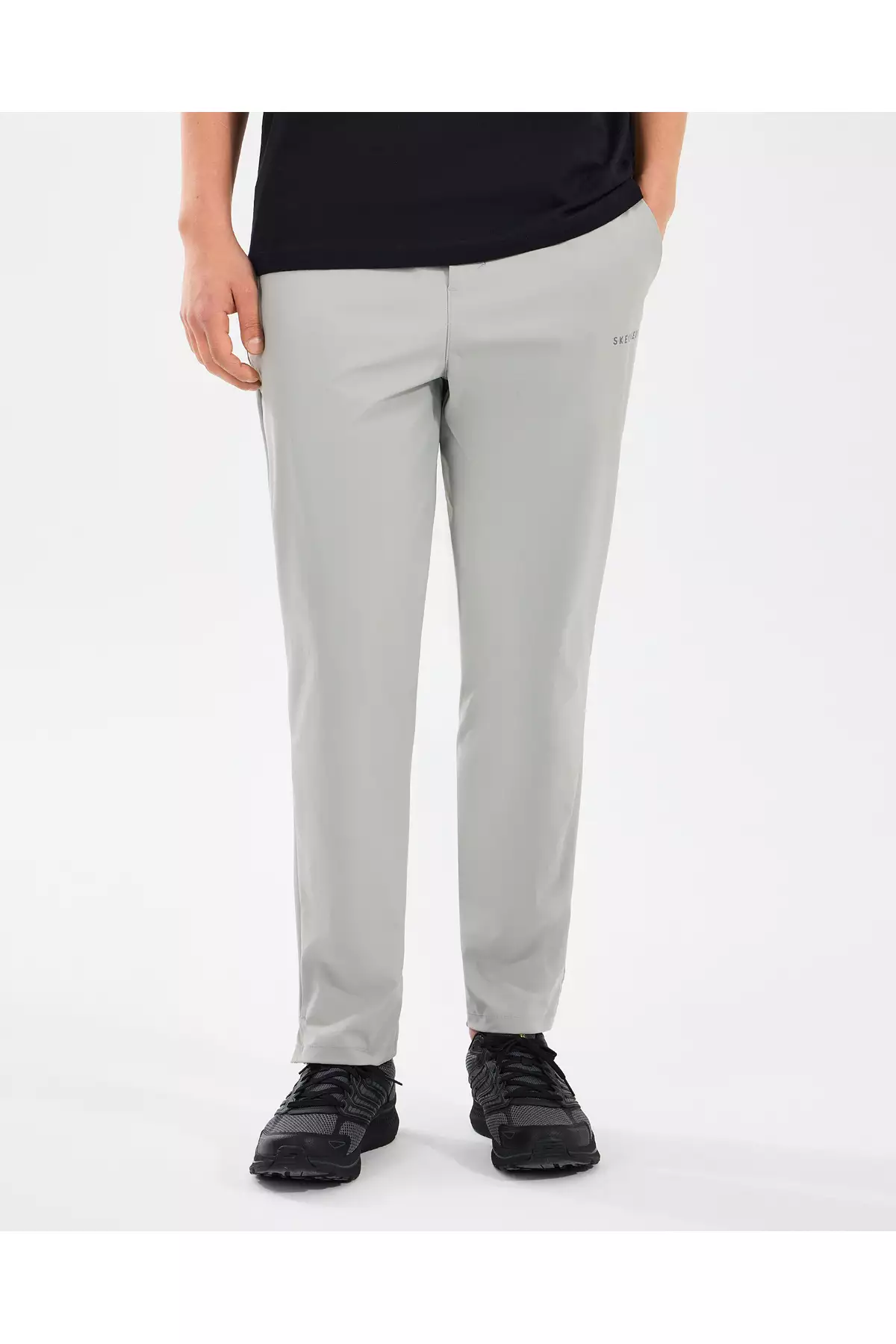 شلوار میکرو اسلیم مردانه خاکستری برند Skechers - 921298738