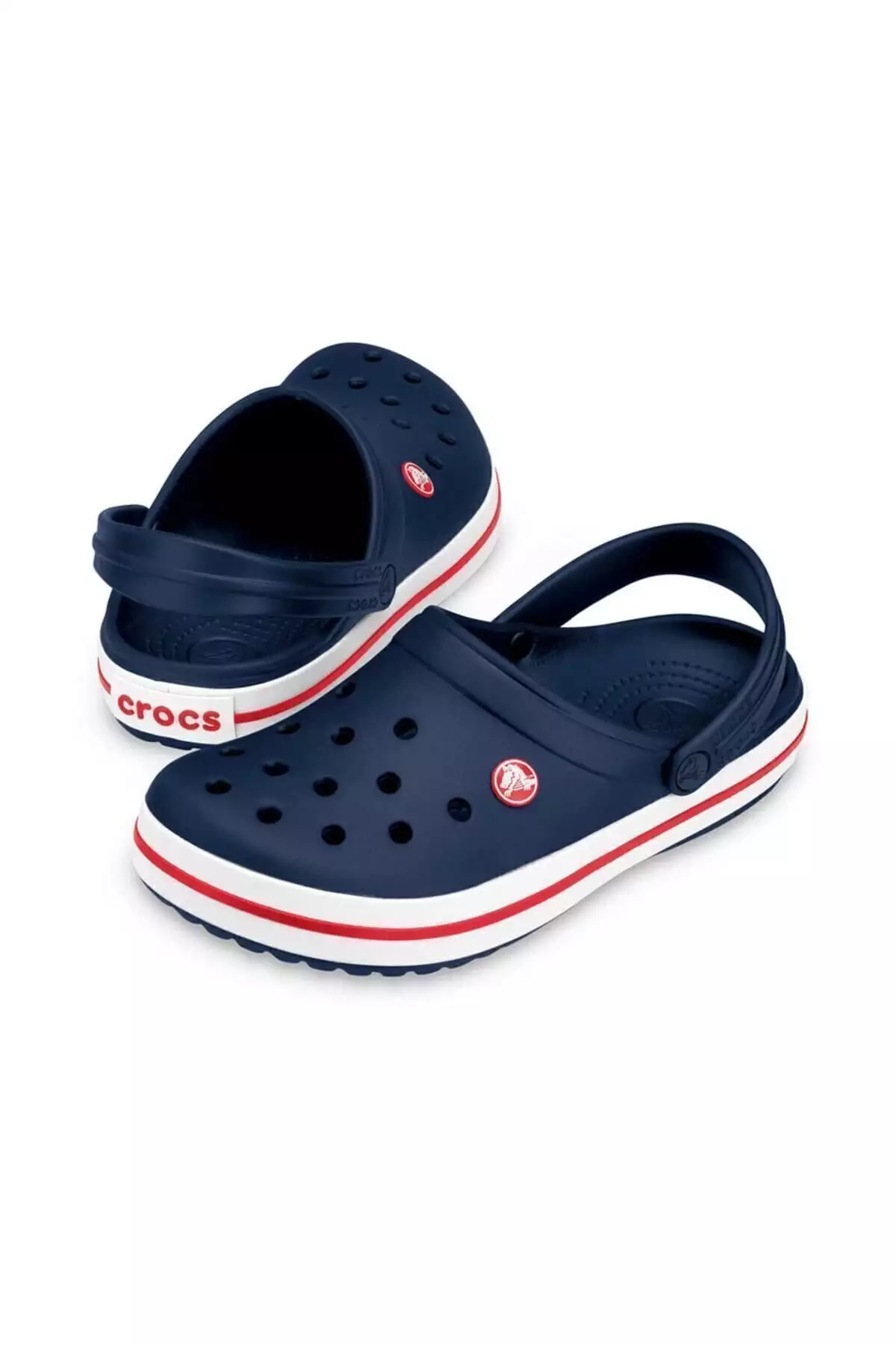 دمپایی کروک بند رنگ سرمهای برند Crocs - 318850550