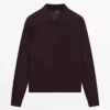 پلیور یقهدار بافتنی ۱۰۰% پشم برند Massimo Dutti - 984280804