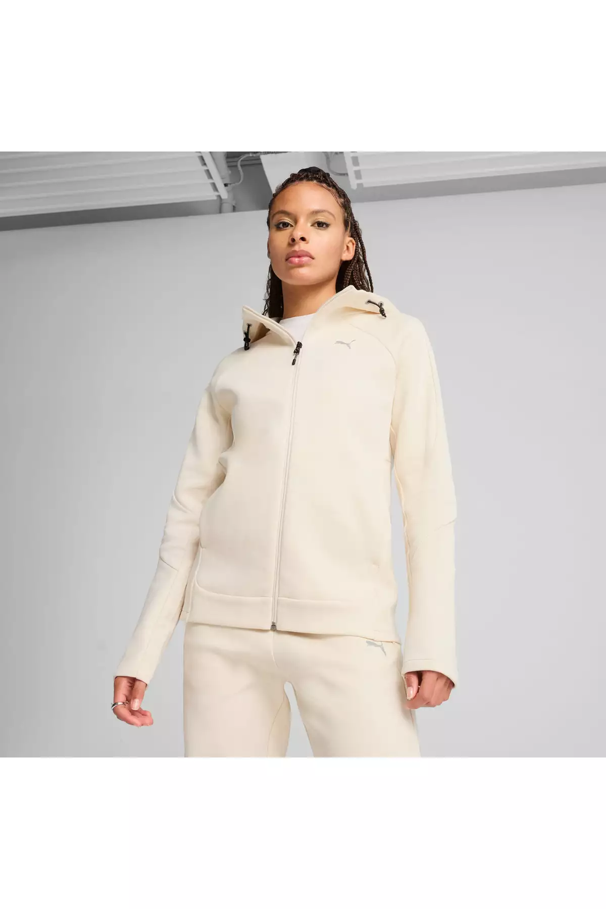 کاپشن زنانه کرمی اووستریپ (685050-87) برند Puma - 901345763