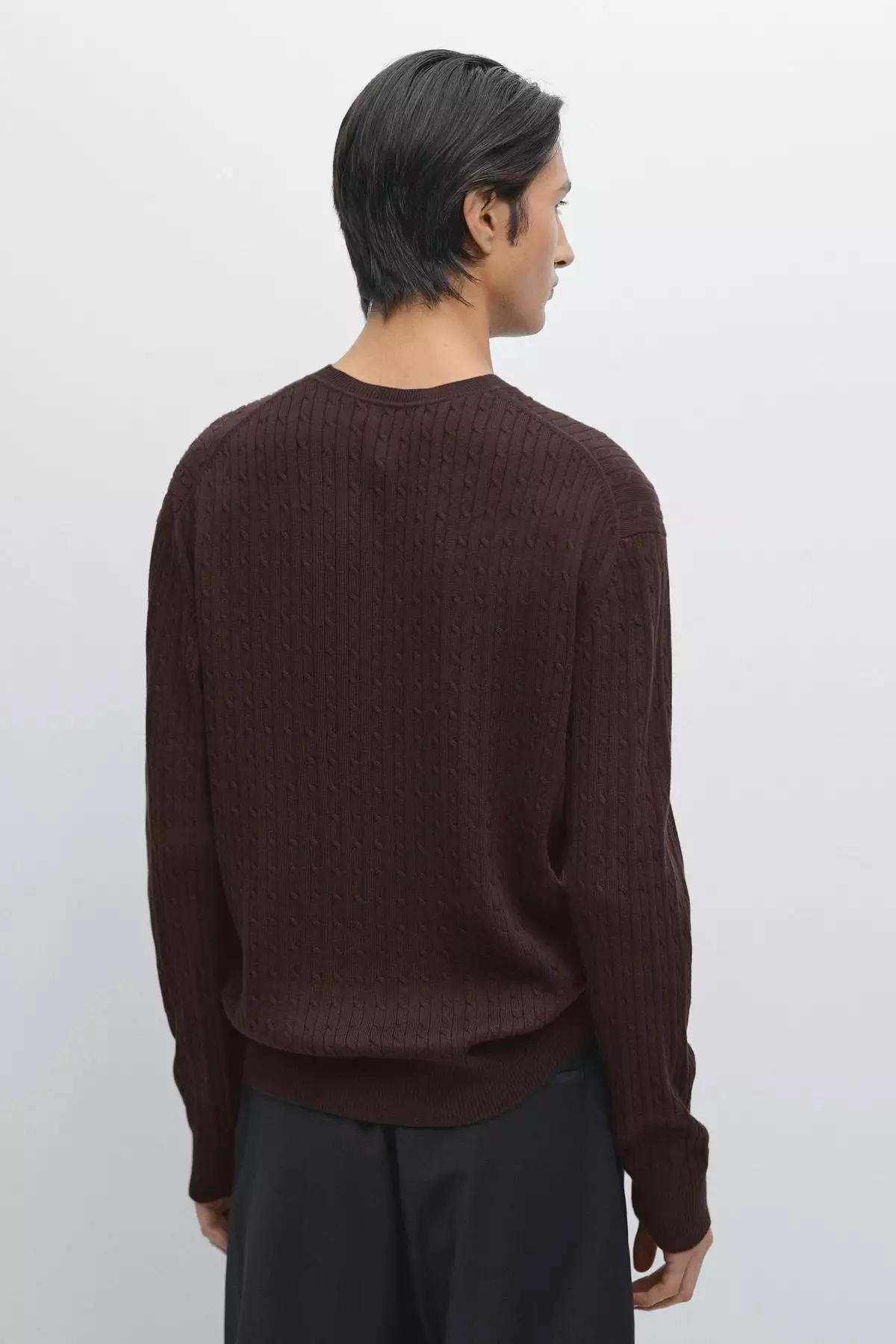 ژاکت بافتنی پلیسهای پنبهای برند Massimo Dutti - 977920618