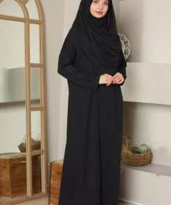 لباس نماز یک تکه بلند مشکی برند medipek - 75470614