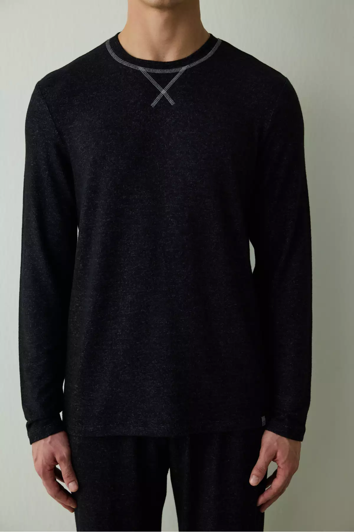 ست پیژامه مردانه مشکی پایه برند Penti - 992097511