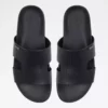MONDI-IN - دمپایی تخت ساده چرم طبیعی مشکی مردانه برند Aldo - 917532510