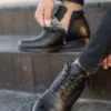 бот مردانه چرمی اصل ضد سرما و آب با داخلی پشمی زمستانی برند Rodexxo - 444638476