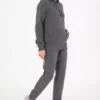 شلوار ورزشی مردانه خاکستری تیره ملانژ با فاق شلنگی 50295146-VR081 برند U.S. Polo Assn. - 862588168