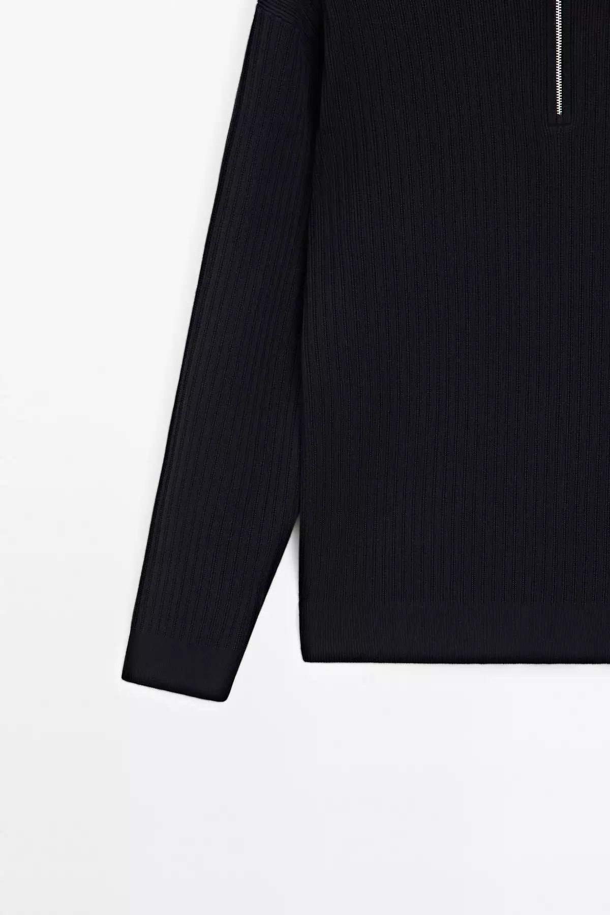 کلاه گردنی بافتنی دیپ یقه برند Massimo Dutti - 970707910