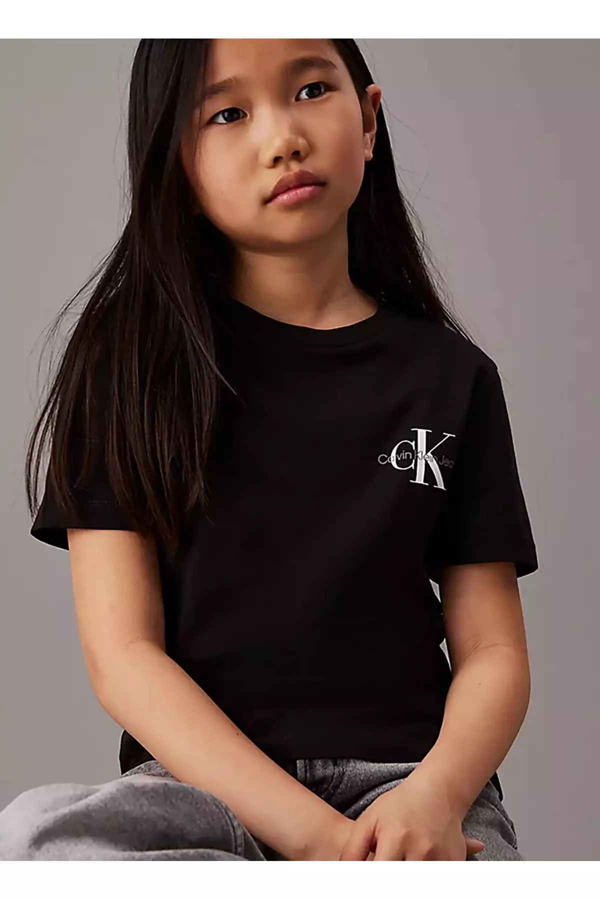 تیشرت مشکی چاپدار پسرانه برند Calvin Klein - 846214754