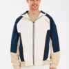 هودی زیپدار نیمهکژوال بافتدار مردانه M Diagonel Lw Fleece S2510027 رنگ بژ برند Skechers - 928895958