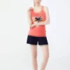 ست تاپ و شلوارک زنانه مرجان برند U.S. Polo Assn. - 219548124