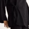 بلوز بافت کروات زنانه و ست شلوار با کمر بالا N7206 60283545 برند Bianco Lucci - 988316992