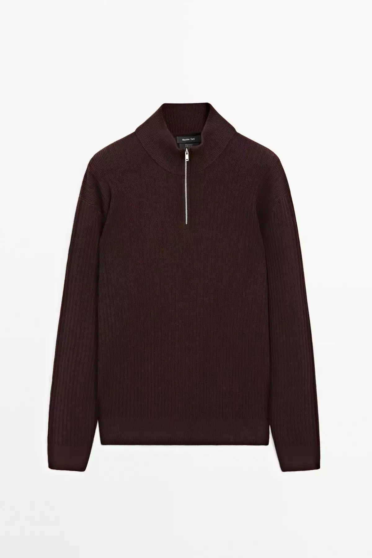 سویشرت یقه دیپ تراشیده برند Massimo Dutti - 970699355