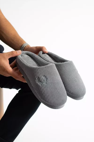 دمپایی ساکت و ضد لغزش با نوار گریل (قابل شستشو) برند Moda Devrin - 982500701