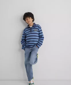 تی‌شرت پلیو خط‌دار با برش آزاد و راحت 6610353-89154 برند Mavi - 979366103